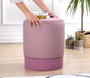 Atelier Del Sofa Puf de Terciopelo Rosa
